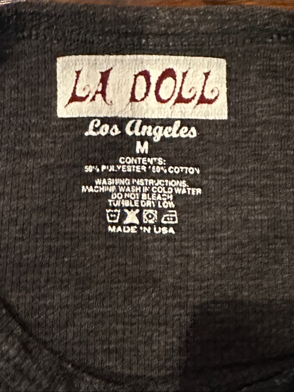 Women's Charcoal Crew Neck Sweater
